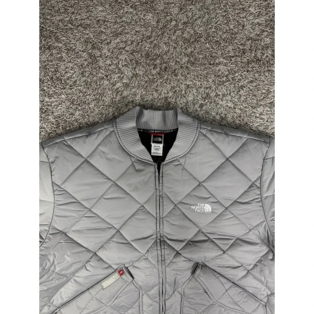 The North Face Never Stop Exploring Gray Quilted Jacket Men's Size 2XL